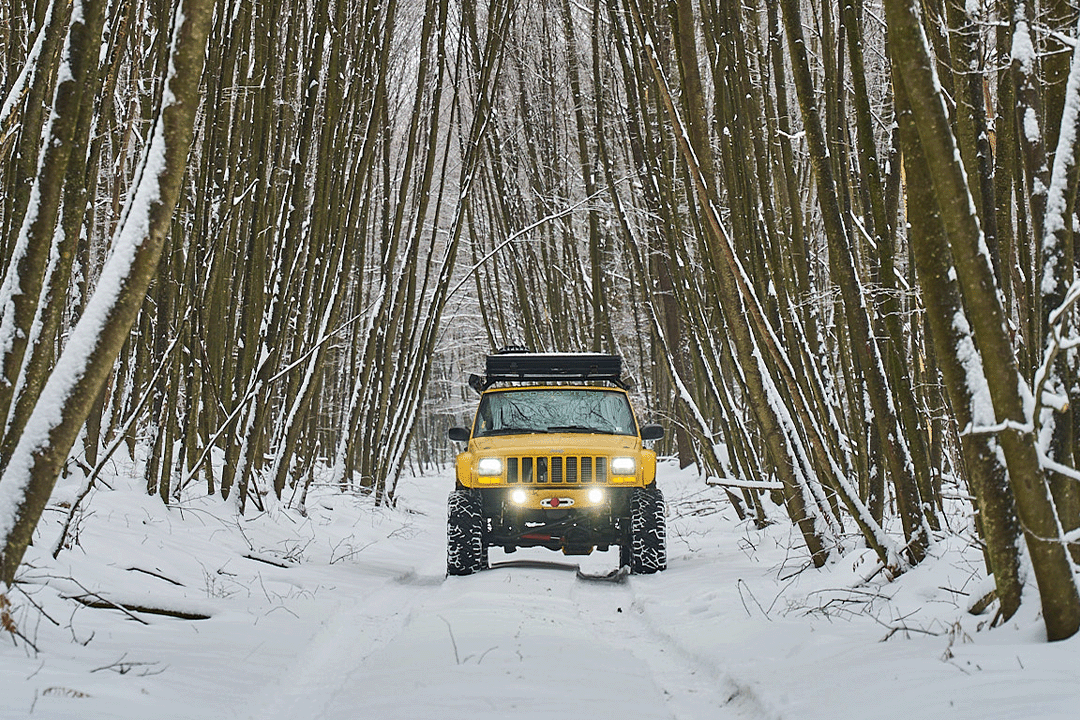 onX Offroad Jeep Cherokee owned by a trail mapper