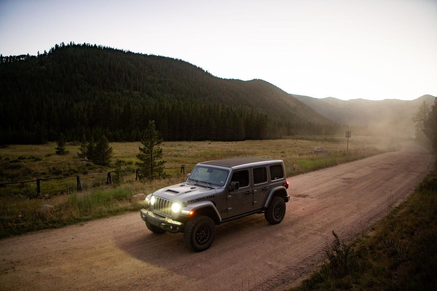 jeep wrangler on a jeep badge of honor off-road trail 