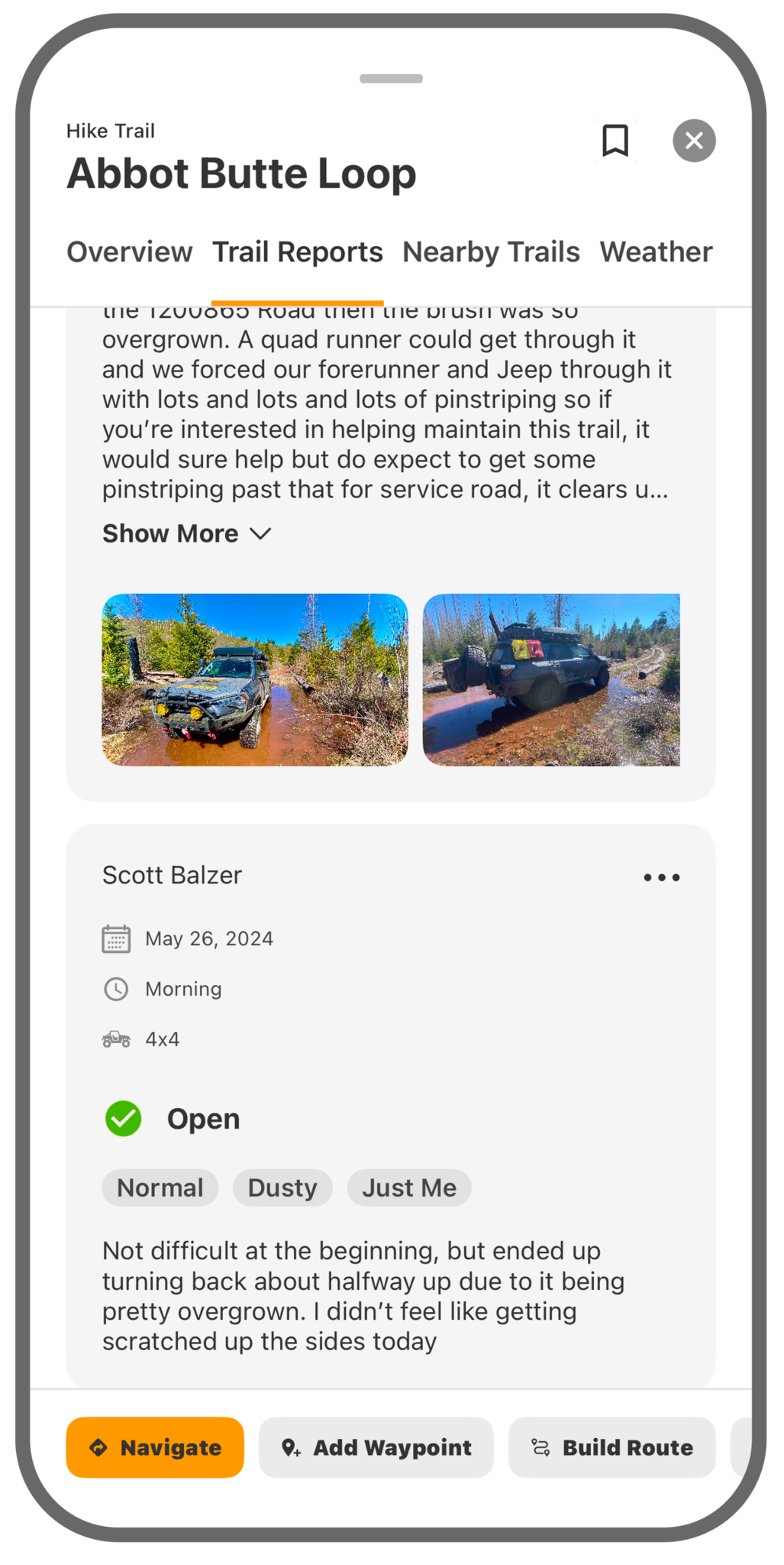 Off Road Trail Reports and Current Conditions | onX Offroad